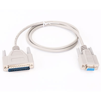 50 cm D SUB Cavi 25 Pin Connector Maschio a 9 Pin Femminile Cable di estensione della stampante dati