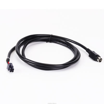 2 4 6 8 Pin Mini DIN Cavi Maschio a terminale Connector Assemblaggio del cavo di estensione