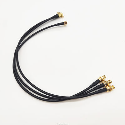 100mm RF Cavi coassiali RP SMA Femminile a MMCX Estensione del cavo RG178