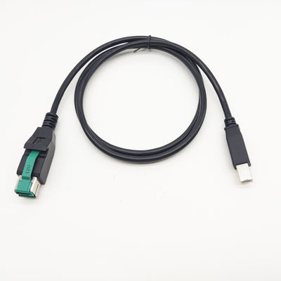 24V a USB-B Maschio e presa di presa alimentata da cavo USB 12V 24V