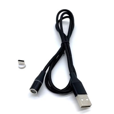 Carica rapida 5A 6A 3 in 1 Cavo USB magnetico USB flessibile USB C Micro USB