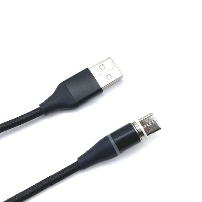 Cavo USB magnetico 3 in 1 con connettore USB 2.0 e giacca in PVC flessibile personalizzata